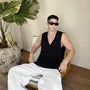 V-Neck Plain Tank Top
