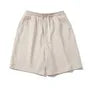 Drawstring Waist Plain Sweat Shorts
