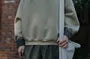 Crew Neck Plain Raglan Sweatshirt