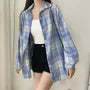 Long-Sleeve Plaid Shirt