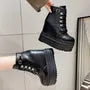Hidden Wedge Platform Short Boots