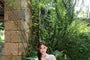 Long-Sleeve Plain Shirt / Spaghetti Strap V-Neck Maxi Sundress