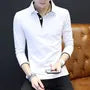 Long-Sleeve Mock Neck Half-Zip Slim Fit T-Shirt