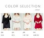 Spaghetti Strap Plain Ruffle Satin Nightdress / 3/4 Sleeve Robe
