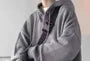 Lightweight Henley-Neck Knit Hoodie