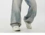 High Waist Washed Wide Leg Jeans