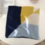 Color Panel Silk Scarf