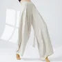 High Waist Plain Wide Leg Dance Pants