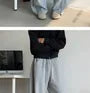 Drawstring Waist Barrel Leg Baggy Sweatpants