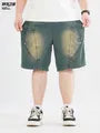 Mid Rise Washed Denim Shorts
