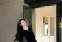 Long Sleeve Crew Neck Plain Henley Bodycon Maxi Dress