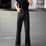 Mid Rise Plain Flared Dress Pants