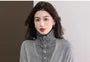 Mock Two-Piece Long-Sleeve Striped Collar Sweater