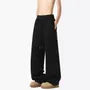 Drawstring Waist Plain Baggy Sweatpants