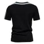 Short-Sleeve Crewneck Two Tone T-Shirt