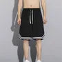 Drawstring Waist Sweat Shorts