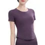 Short-Sleeve Crew Neck Back Pocketed Sport T-Shirt